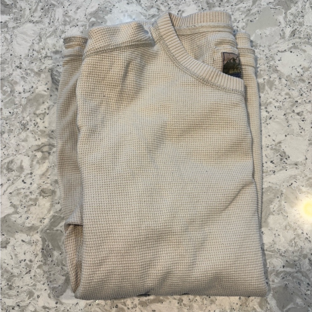 Vintage Thick 100% Cotton Waffle Knit Undershirt